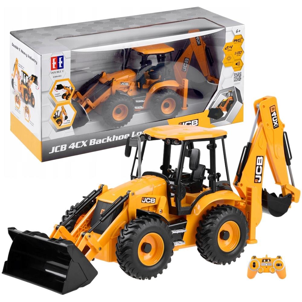 Auto telecomandata RC Escavatore JCB Veicolo Metallo Giallo - Foto 1