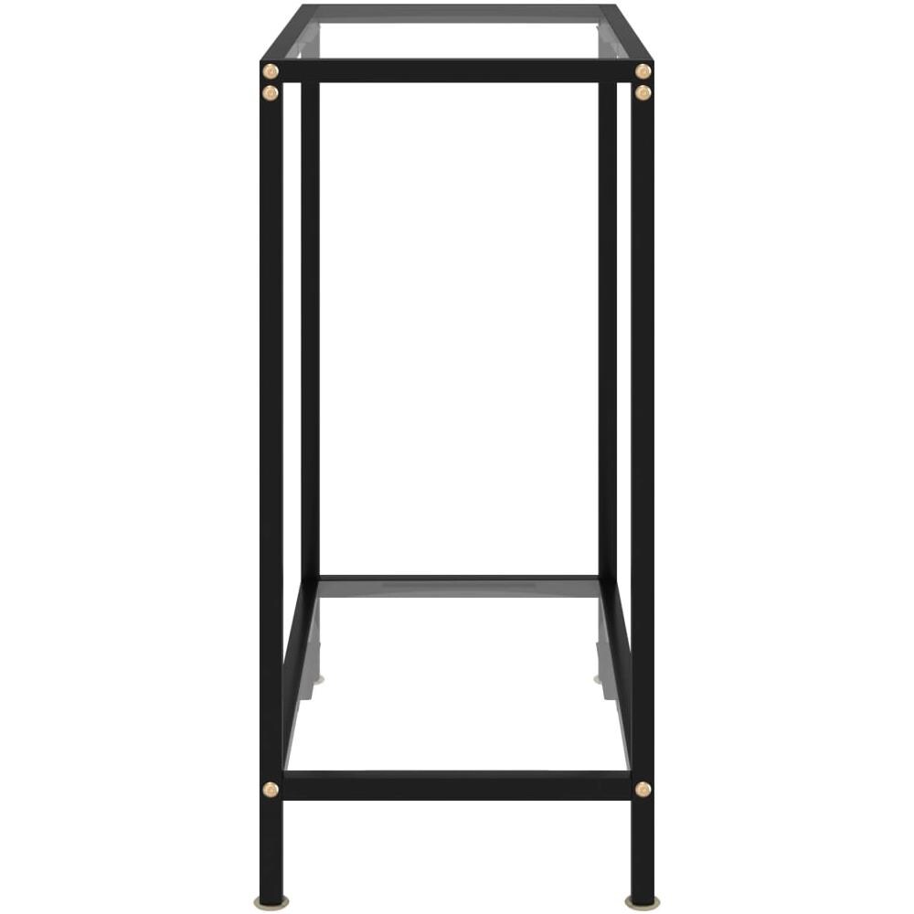 Tavolo Consolle Trasparente 60x35x75 cm in Vetro Temperato - Foto 2