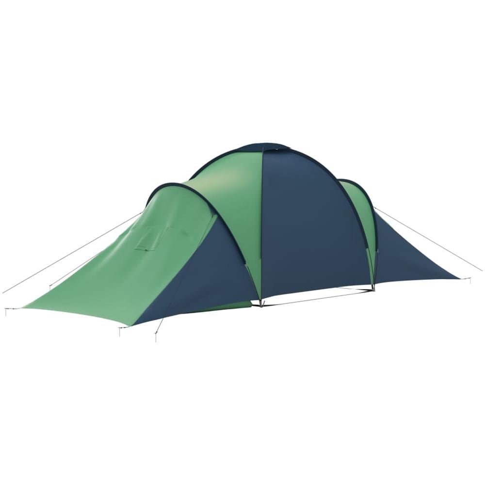Tenda Da Campeggio Per 6 Persone Blu E Verde - Foto 7