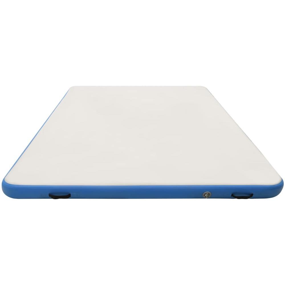 Tappeto Galleggiante Gonfiabile Blu e Bianco 300x300x15 cm - Foto 2