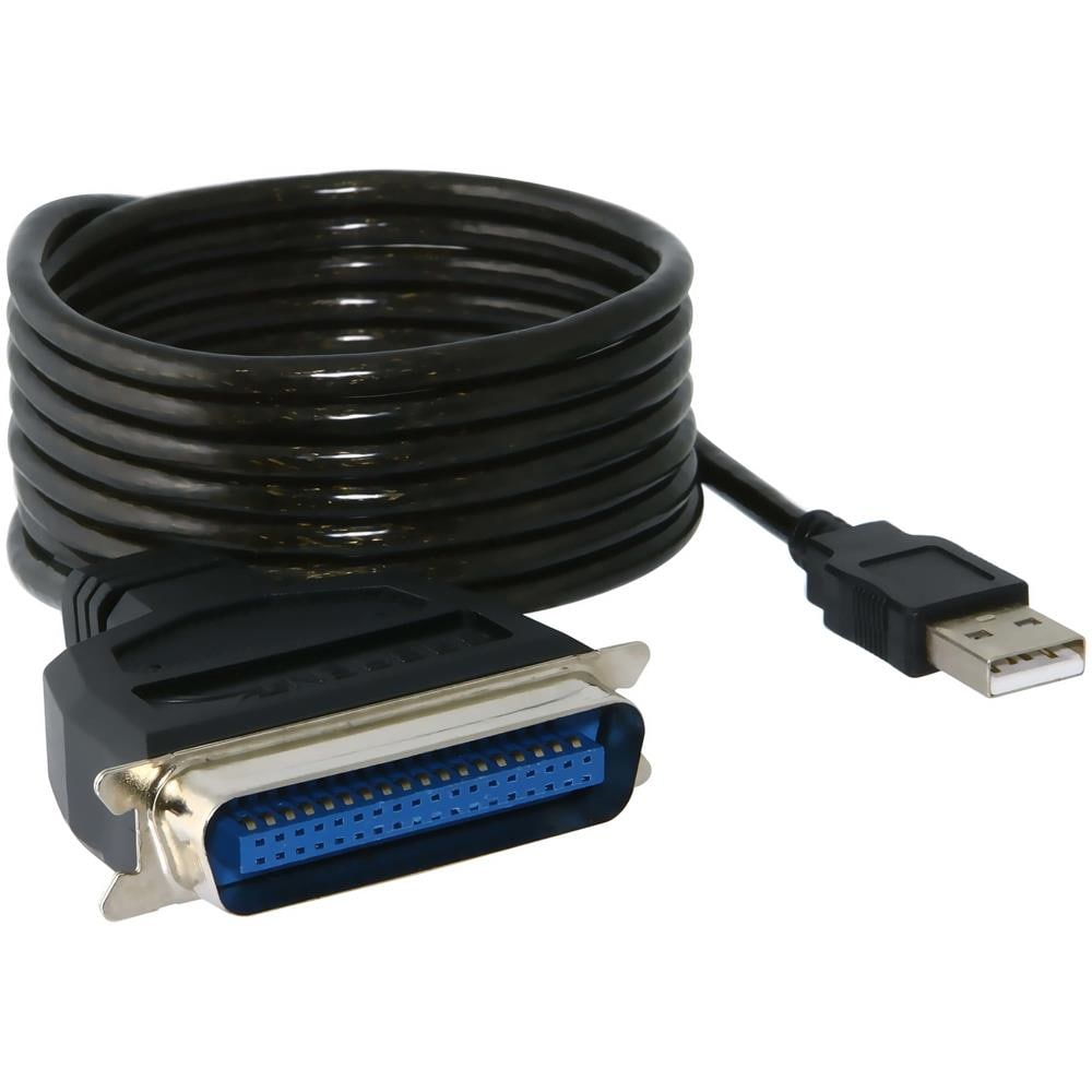 CB-CN36 USB 1.1/2.0 Type A Parallel IEEE 1284 Nero cavo di interfaccia e adattatore - Foto 2