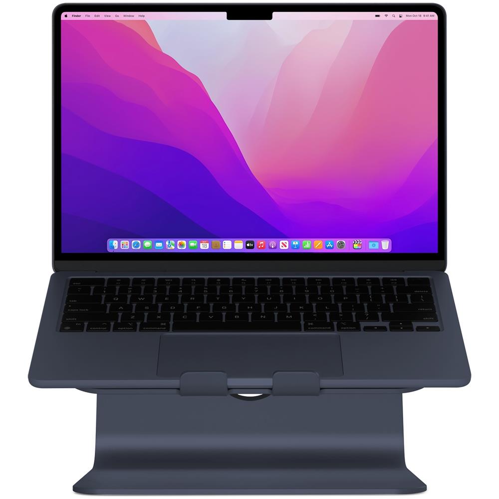 Supporto per Notebook Mstand360 con Base Girevole in Alluminio Colore Midnight - Foto 2