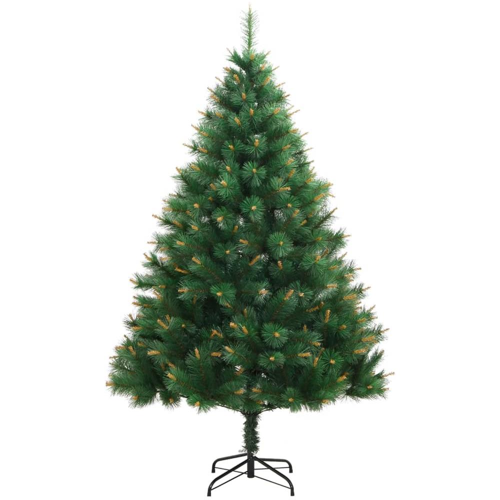 Albero Di Natale Artificiale Incernierato Con Base 150 Cm - Foto 2