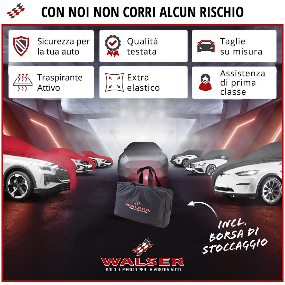 Telone Protettivo Indoor Stretch Plus Suv Dimensione M Antracite - Foto 1