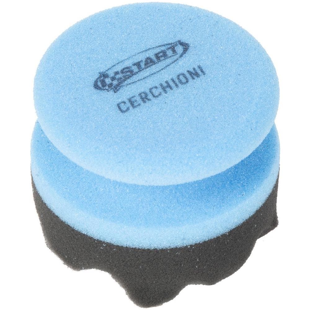 Tampone Per Pulizia Cerchioni - 1 Pezzo - Ergonomico, Antigraffio, Multiuso - Diametro 8,5 Cm - Foto 1