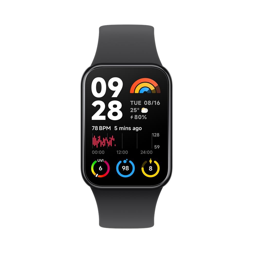 Smart Band 8 Pro AMOLED Braccialetto per rilevamento di attività 4,42 cm (1.74") Nero - Foto 1