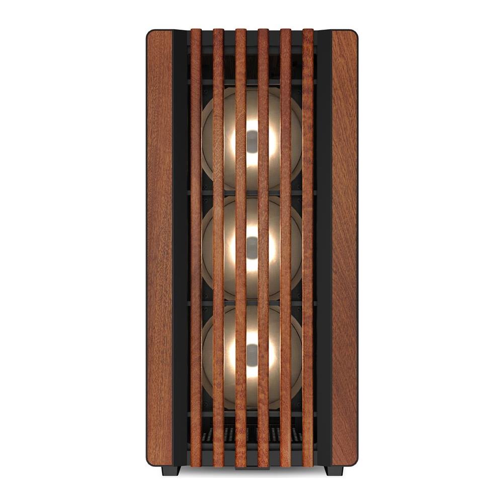 REBEL C70G RGB Full Tower Nero, Legno - Foto 2