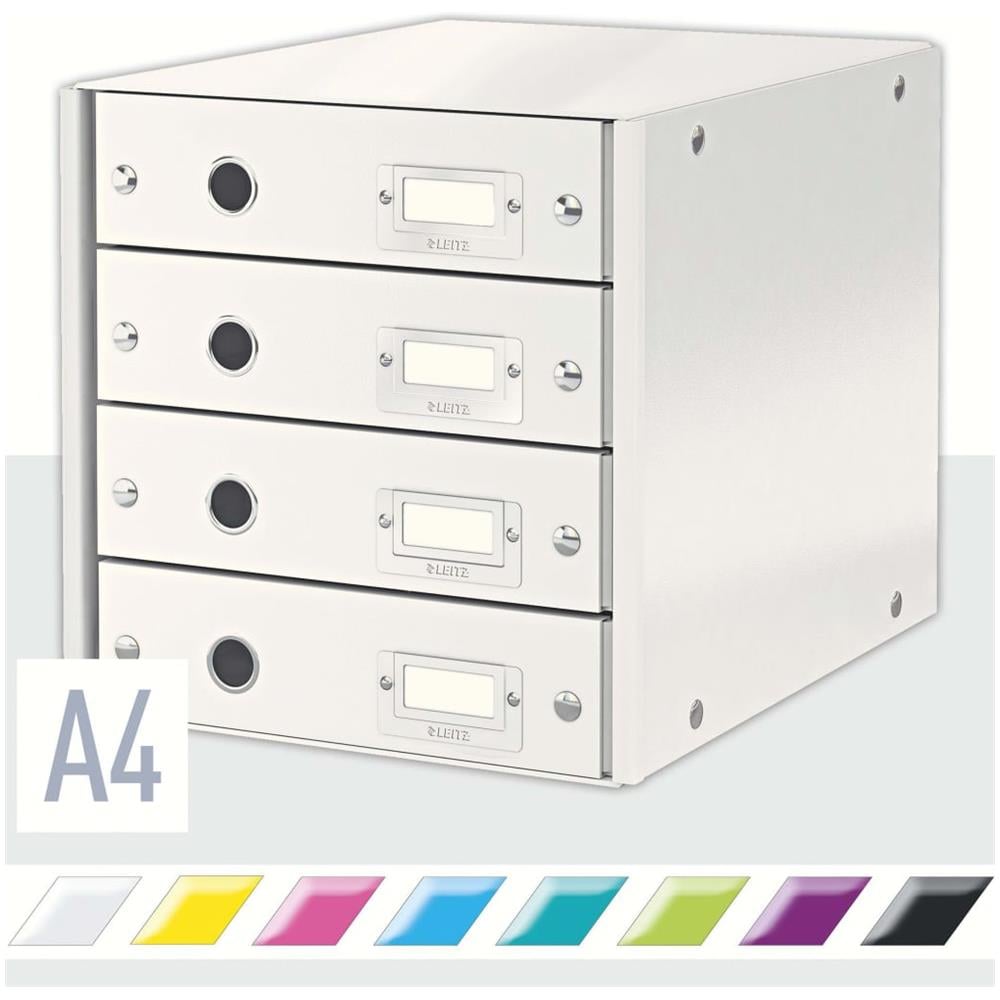 Schedario WOW Bianco con 4 Cassetti - Foto 2