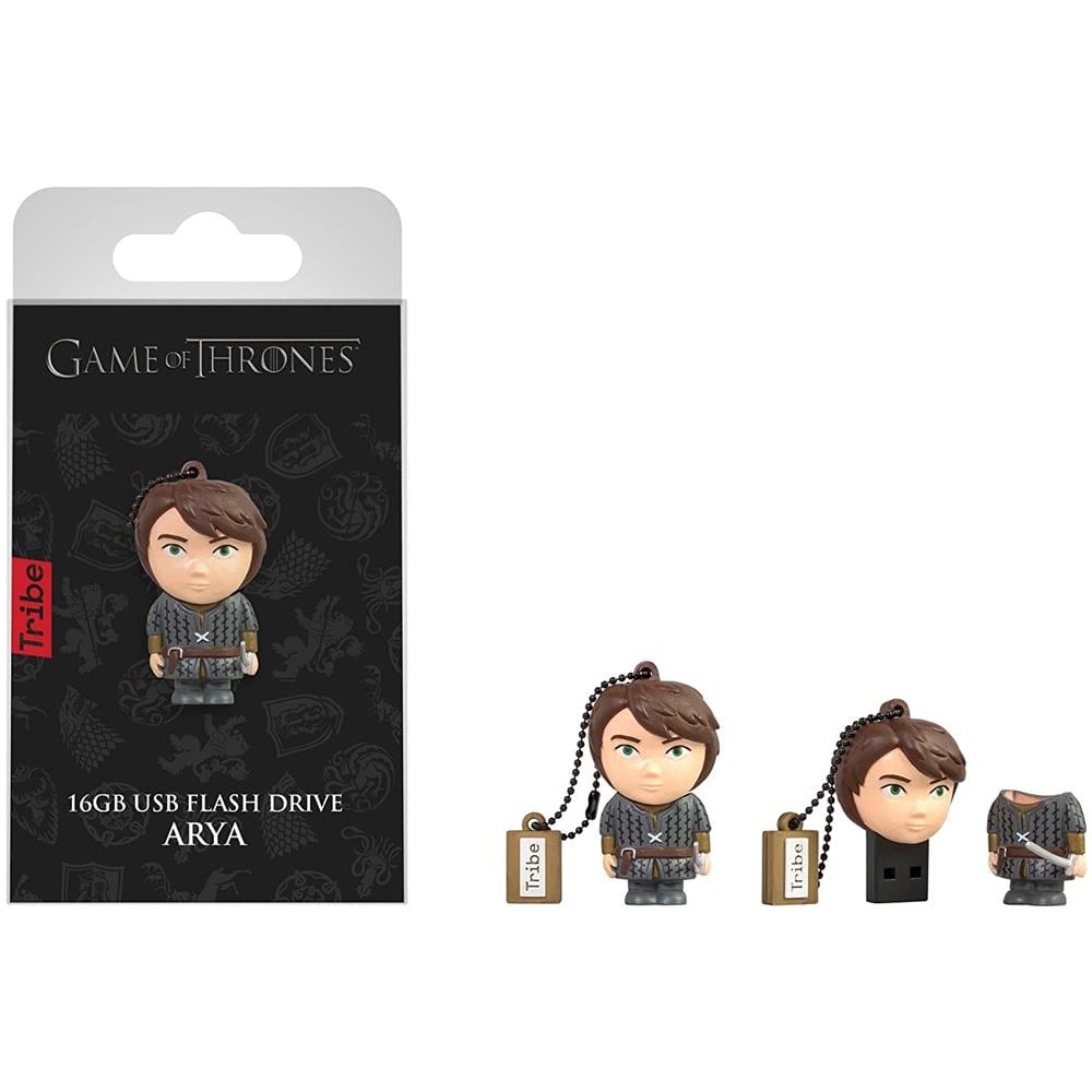 Chiavetta USB 16 GB Game of Thrones Arya Interfaccia USB 2.0 Colore Grigio - Foto 2