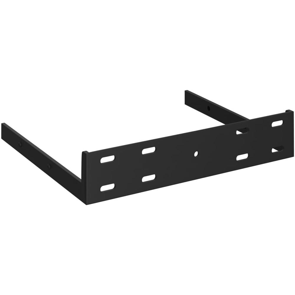 Scaffali Angolari A Parete 4 Pz Grigio Lucido 25x25x3,8 Cm Mdf - Foto 8