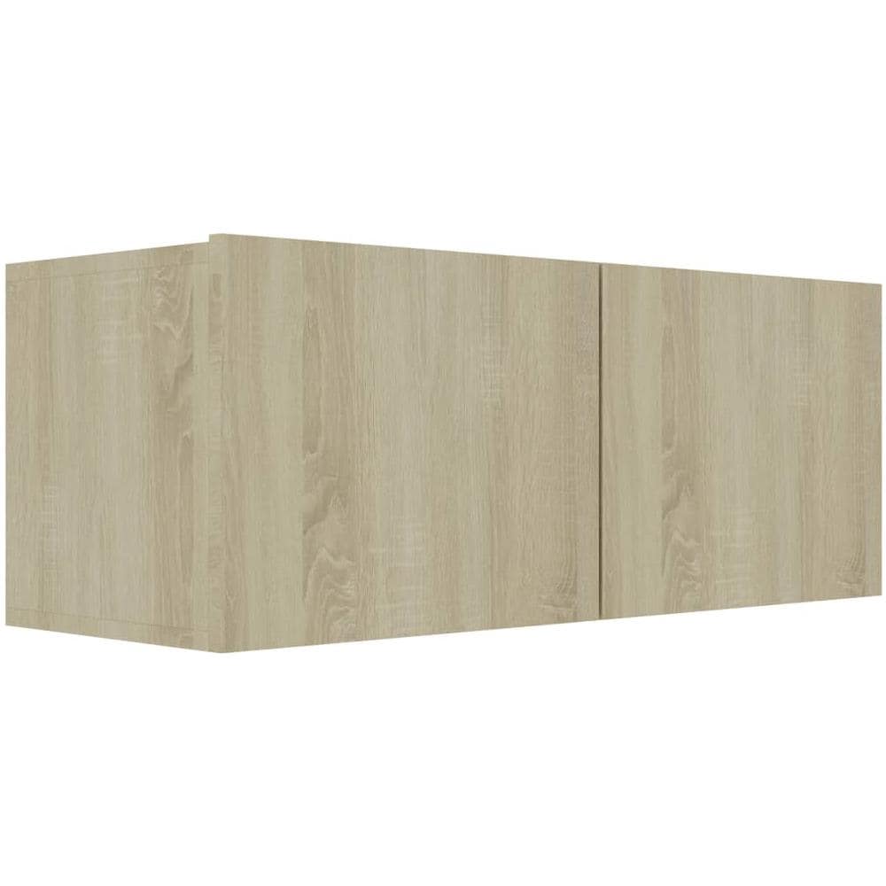 Mobile Porta TV Rovere Sonoma 80x30x30 cm in Legno Multistrato - Foto 1