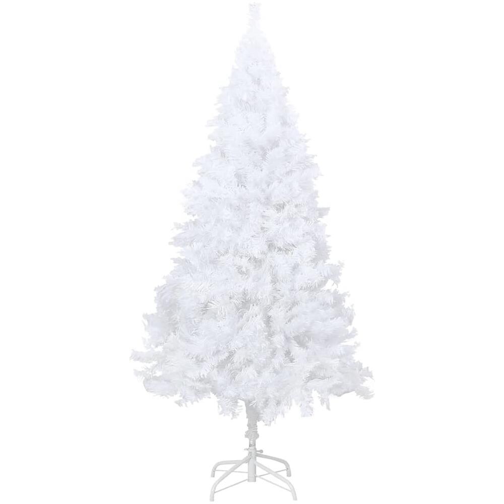 Albero di Natale Artificiale con Rami Spessi Bianco 120 cm PVC - Foto 2