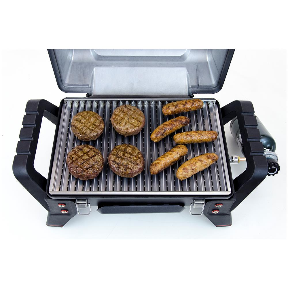 Grill2Go, Da tavolo, Nero, Rosso, Rettangolare, Alluminio, Acciaio inossidabile, Alluminio - Foto 12