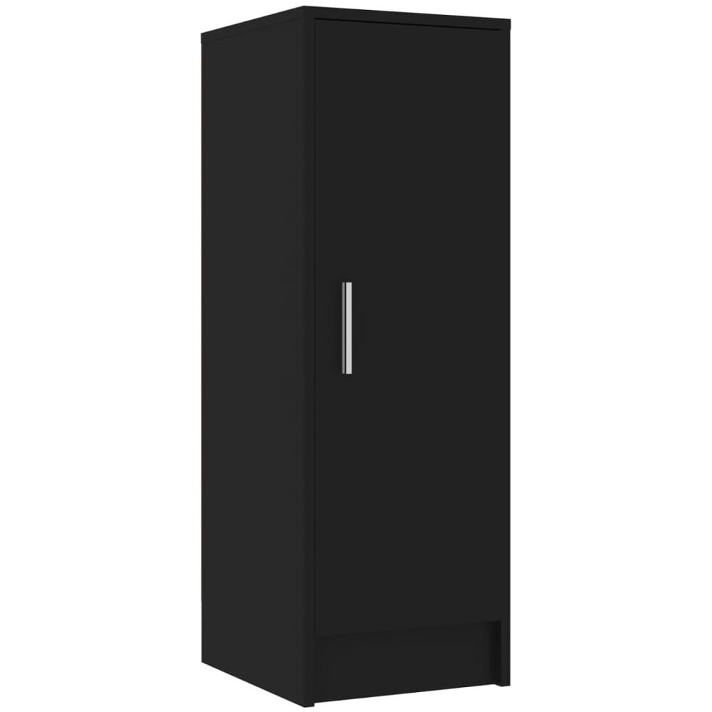 Scarpiera Nera 32x35x92 cm in Truciolato - Foto 9