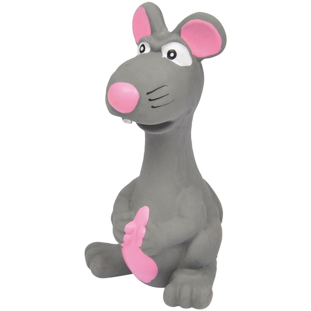 Giocattolo Per Cane Mysz, Cigolante, 14,5 X 8 Cm, Grigio - Foto 1