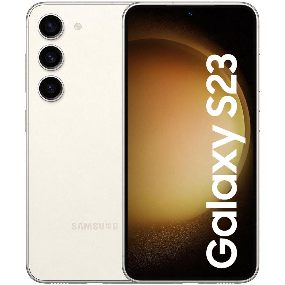 Galaxy S23 5G 256 GB 5G Dual Sim Display 6.1" AMOLED Slot Nano SD Fotocamera 50 Mpx Android Crema - Foto 1