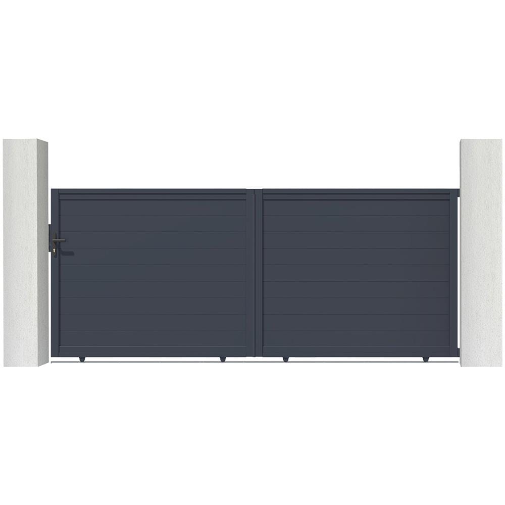 Cancello Scorrevole In Alluminio 4m Eiger 400c160 - Foto 1