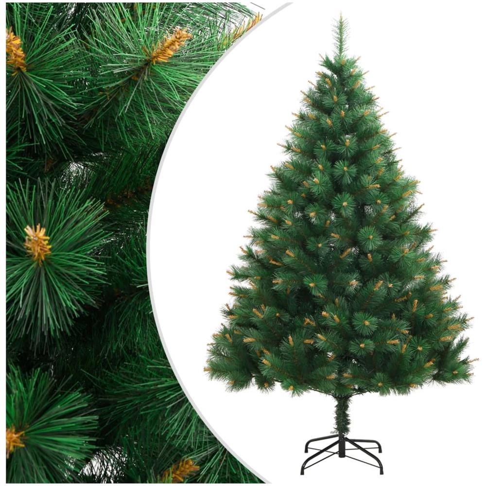 Albero Di Natale Artificiale Incernierato Con Base 180 Cm - Foto 1