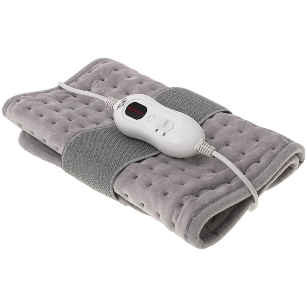 Ad7437 Cuscino Termico Cintura Riscaldante per Dolori Lombari e Cervicali 100w Grigio - Foto 2