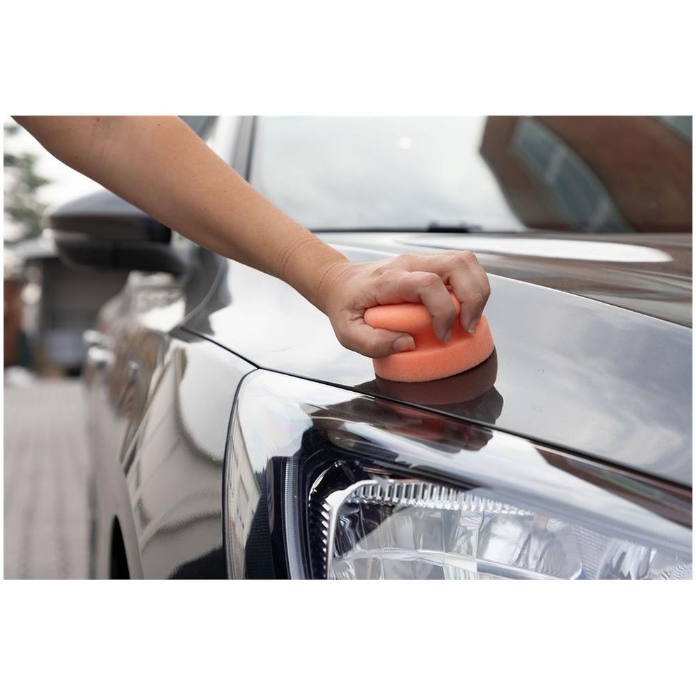 Applicatore Cera Ergonomico Per Lucidatura - Spugna Per Lucidatura A Mano - Applicatore Per La Pulizia Della Vernice - 1 Pezzo Antigraffio E Multiuso - Foto 3