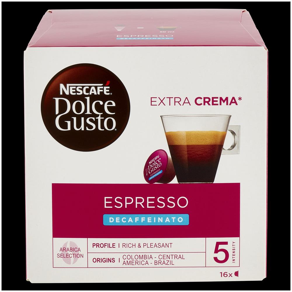 Dolce Gusto Caffè Espresso Decaffeinato 16 Capsule - Foto 1