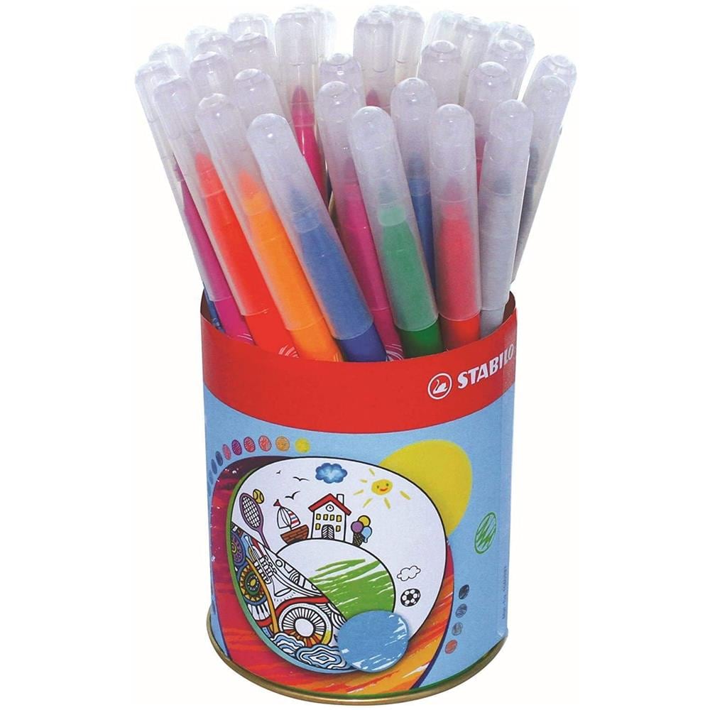 power - Pennarello - Contenitore in Metallo da 36 - 12 Colori Assortiti - Foto 1