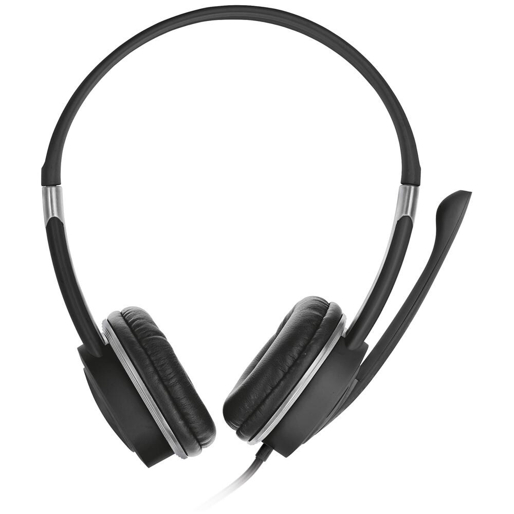 Cuffie Mauro con Microfono per PC Connessione Cavo 2.1 m - Nero - Foto 2