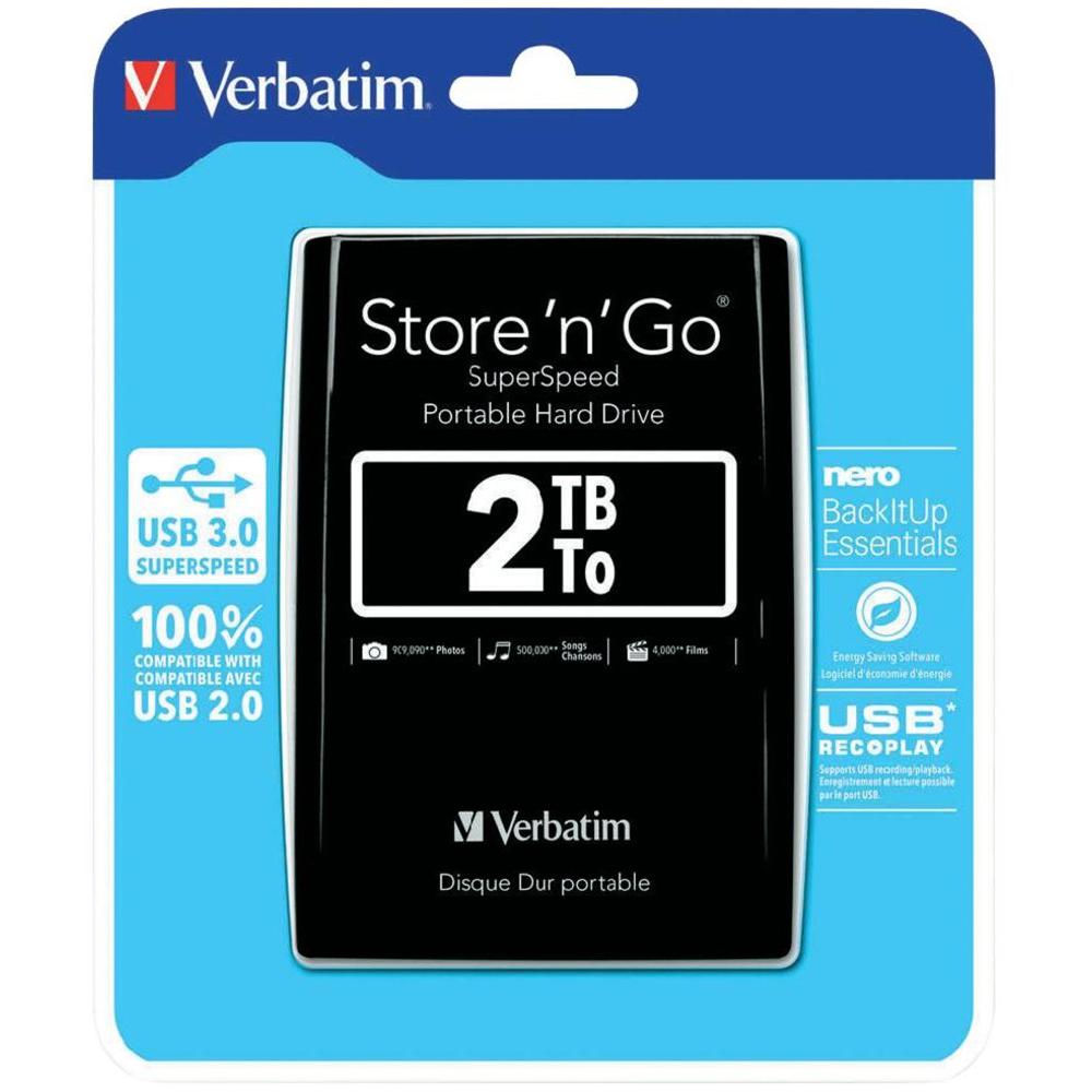 Hard Disk Portatile 2 TB Store 'n' Go Interfaccia USB 3.0 Nero - Foto 6