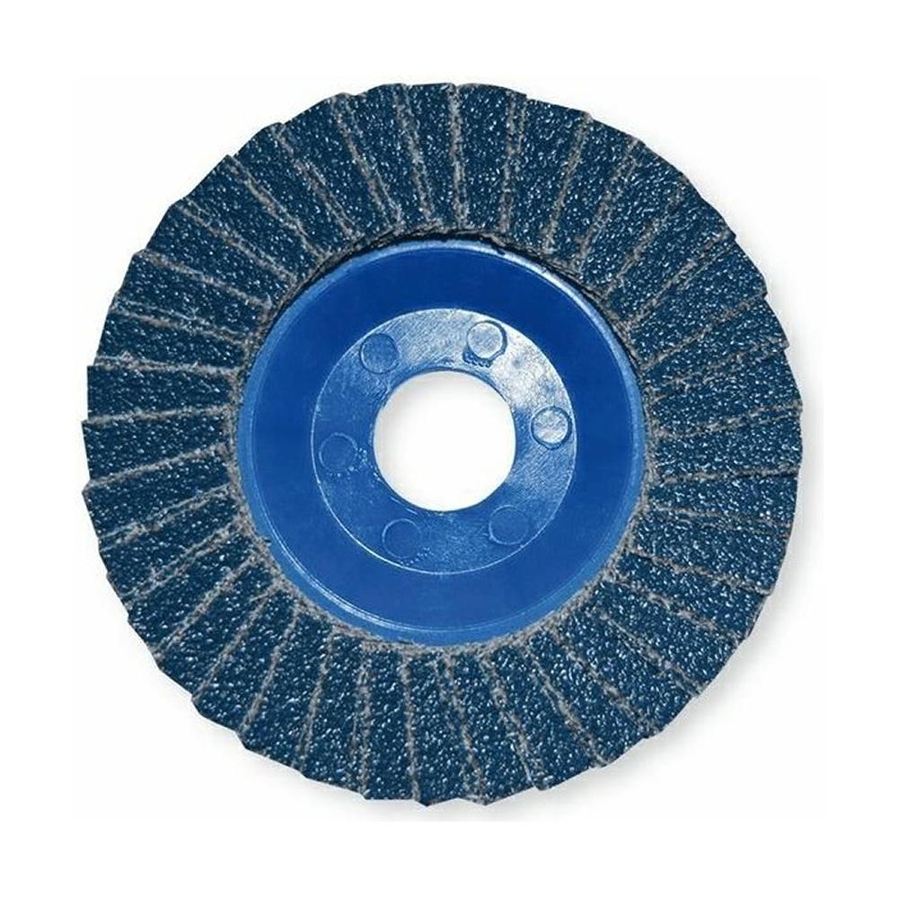 Disco Lamellare al Corindone Ø 115 mm Grana 60 per metalli, alluminio, legno - Foto 4