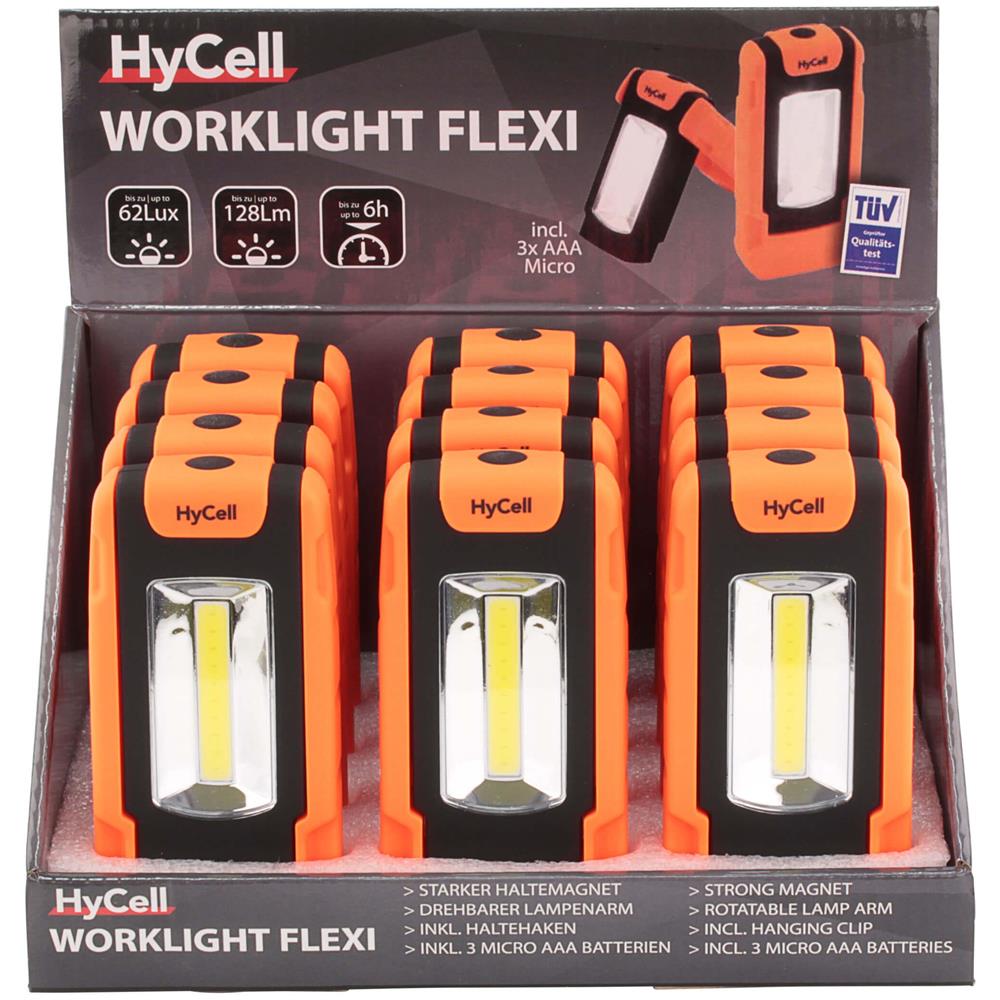 Lampada Flessibile da Lavoro COB-LED Colore Arancione - Foto 6