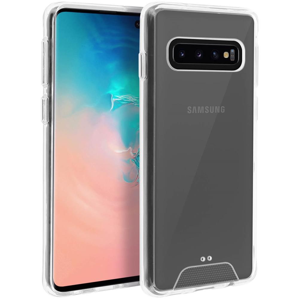 Cover Galaxy S10 Plus Protezione Crystal Bi-matiera Antishock Trasparente - Foto 2