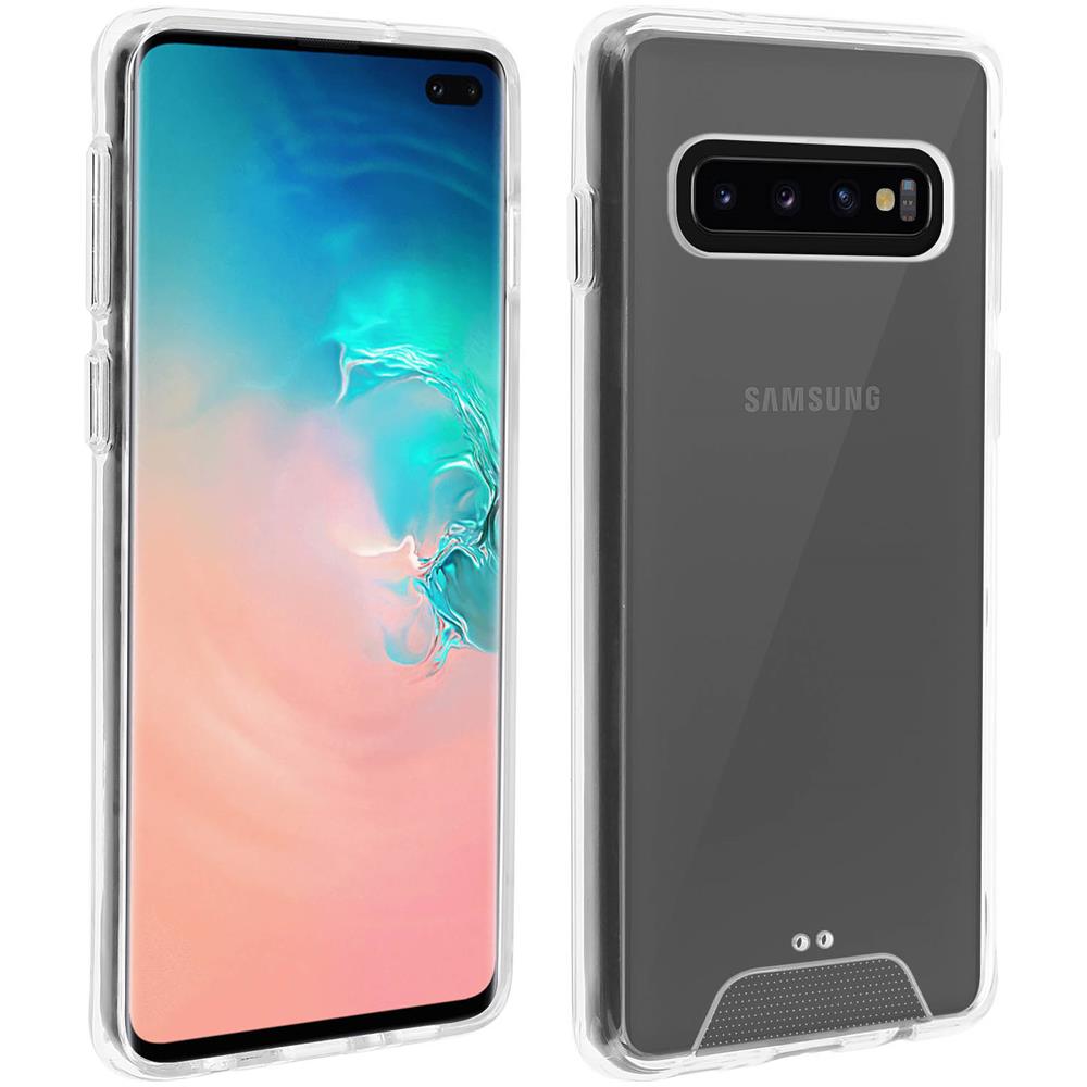 Cover Galaxy S10 Plus Protezione Crystal Bi-matiera Antishock Trasparente - Foto 1
