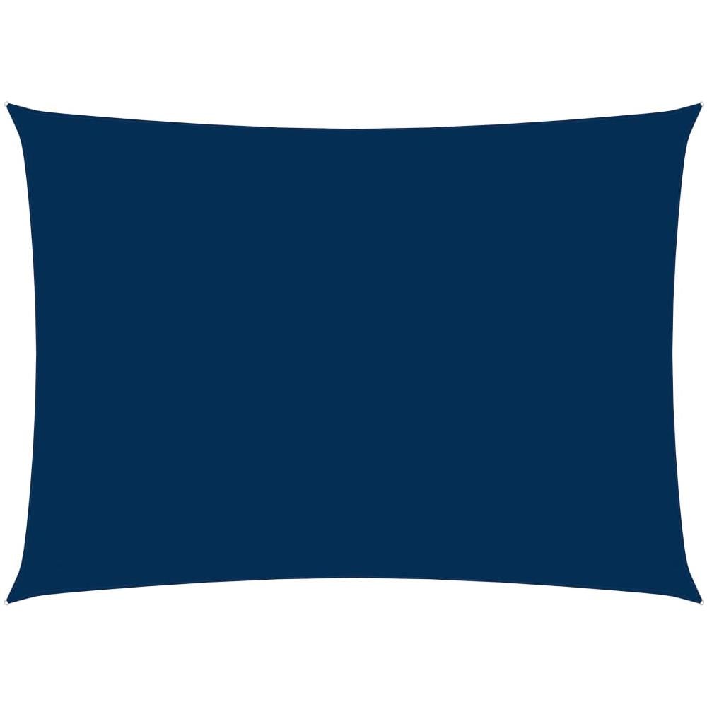 Parasole a Vela Oxford Rettangolare 2,5x4,5 m Blu - Foto 1