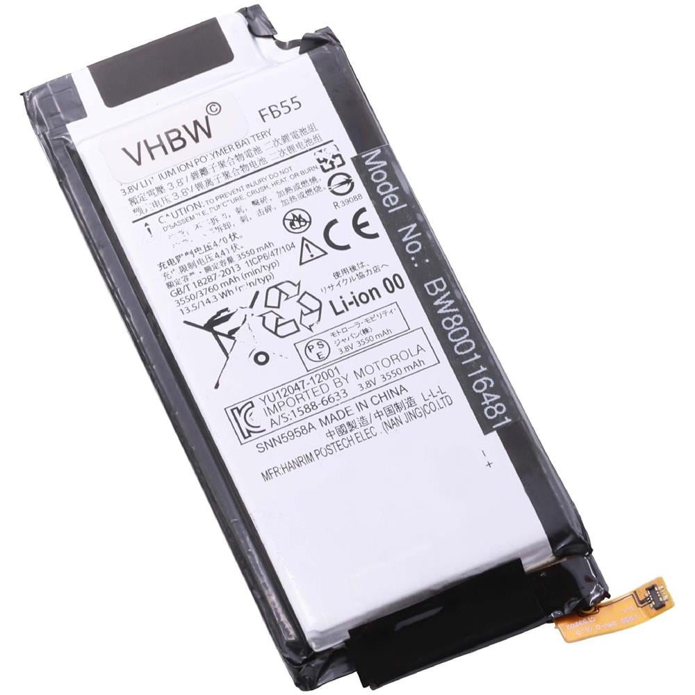 Batteria Sostituisce Motorola Fb55 Per Smartphone Cellulare (3450mah, 3,8v, Li-poly)  - Foto 1
