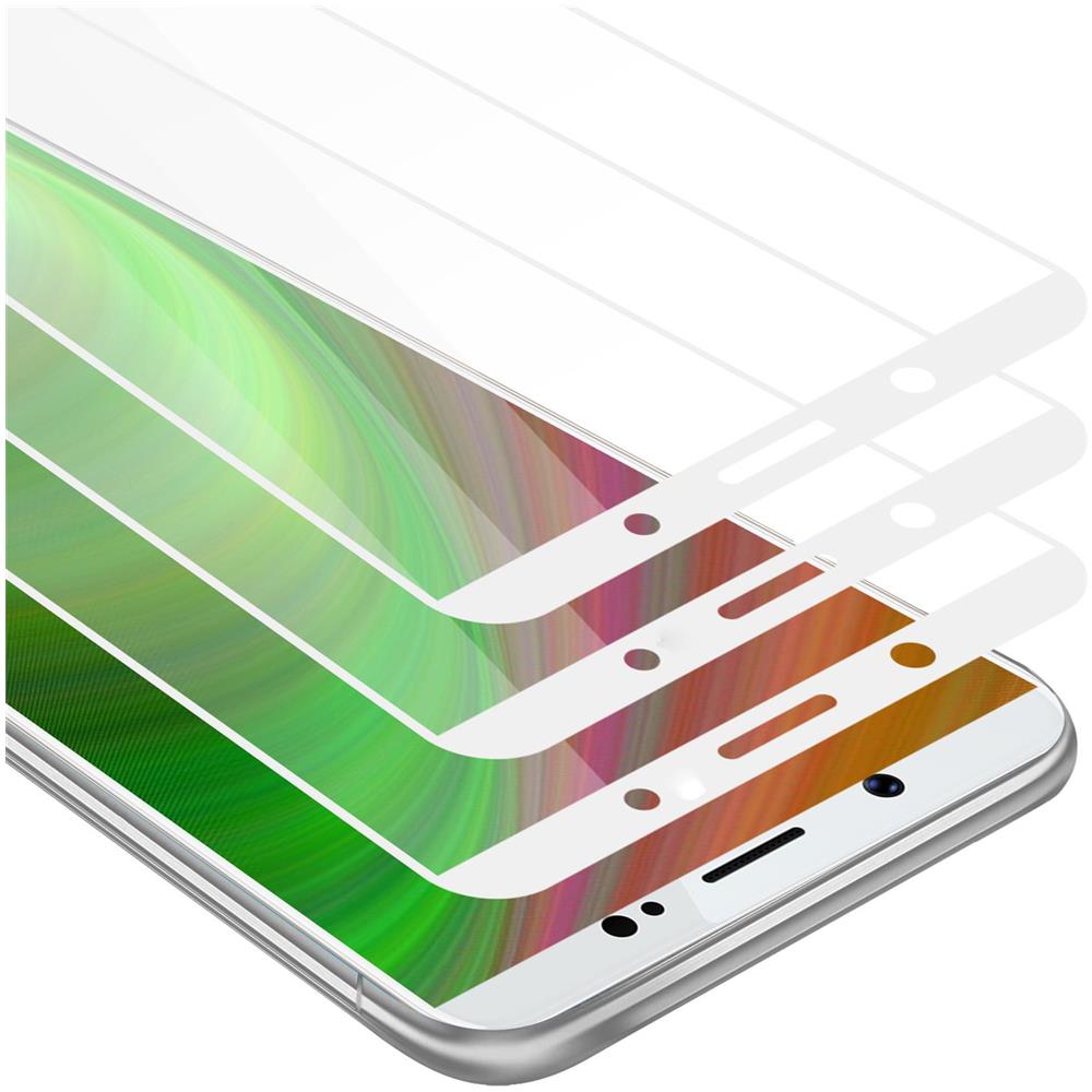 3x Pellicola Armatura A Schermo Intero Compatibile Con Vivo Y71 In Trasparente Con Bianco - 3x Vetro Temperato (tempered) Di Protezione Del Display In Durezza 9h Con 3d Touch - Foto 1