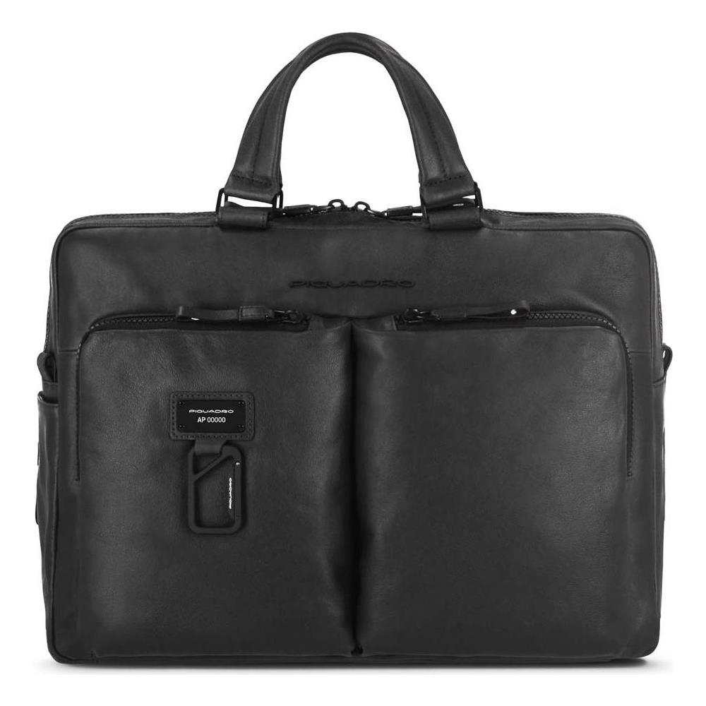 Cartella due manici in pelle AP colore nero cod. CA4027AP / N - Foto 1