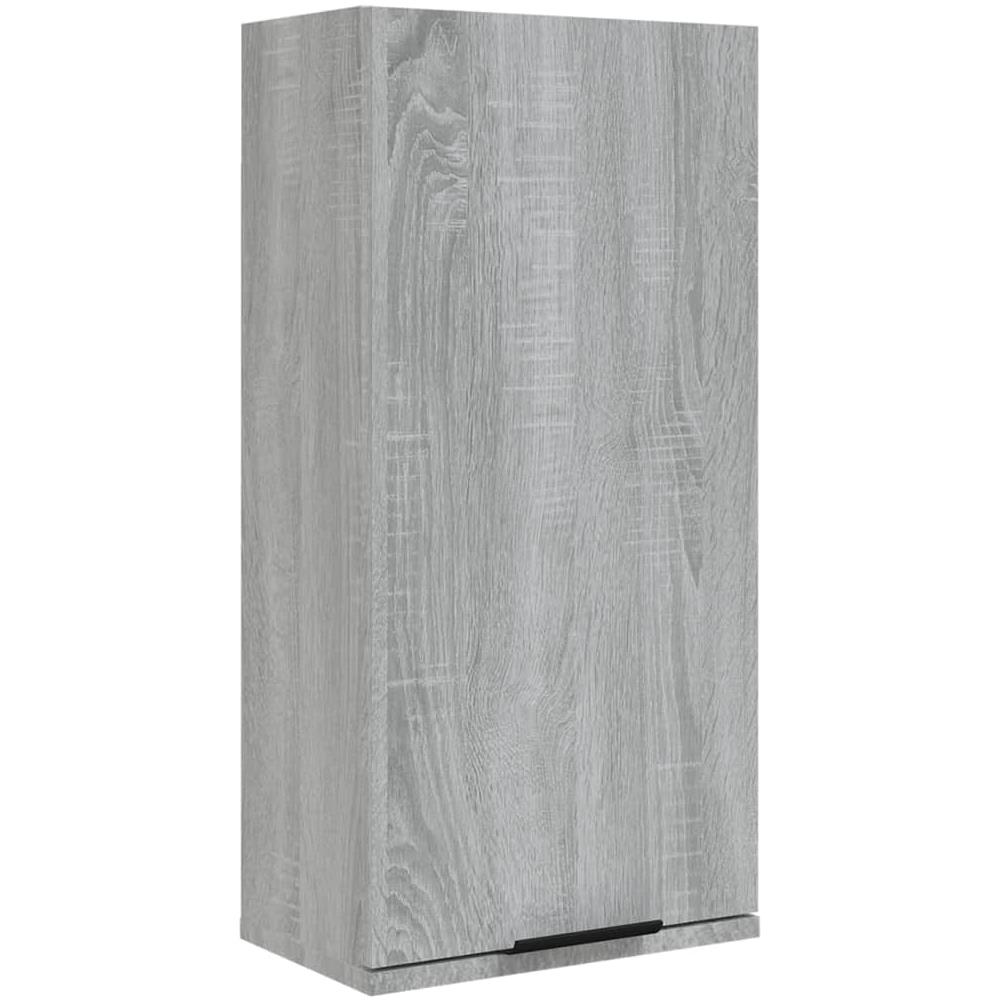 Mobile da Bagno a Parete Grigio Sonoma 32x20x67 cm - Foto 2