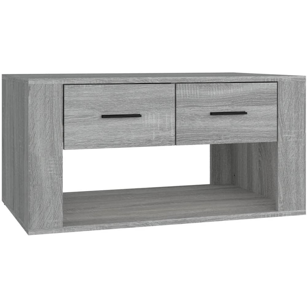 Tavolino Da Salotto Grigio Sonoma 80x50x40 Cm Legno Multistrato - Foto 2