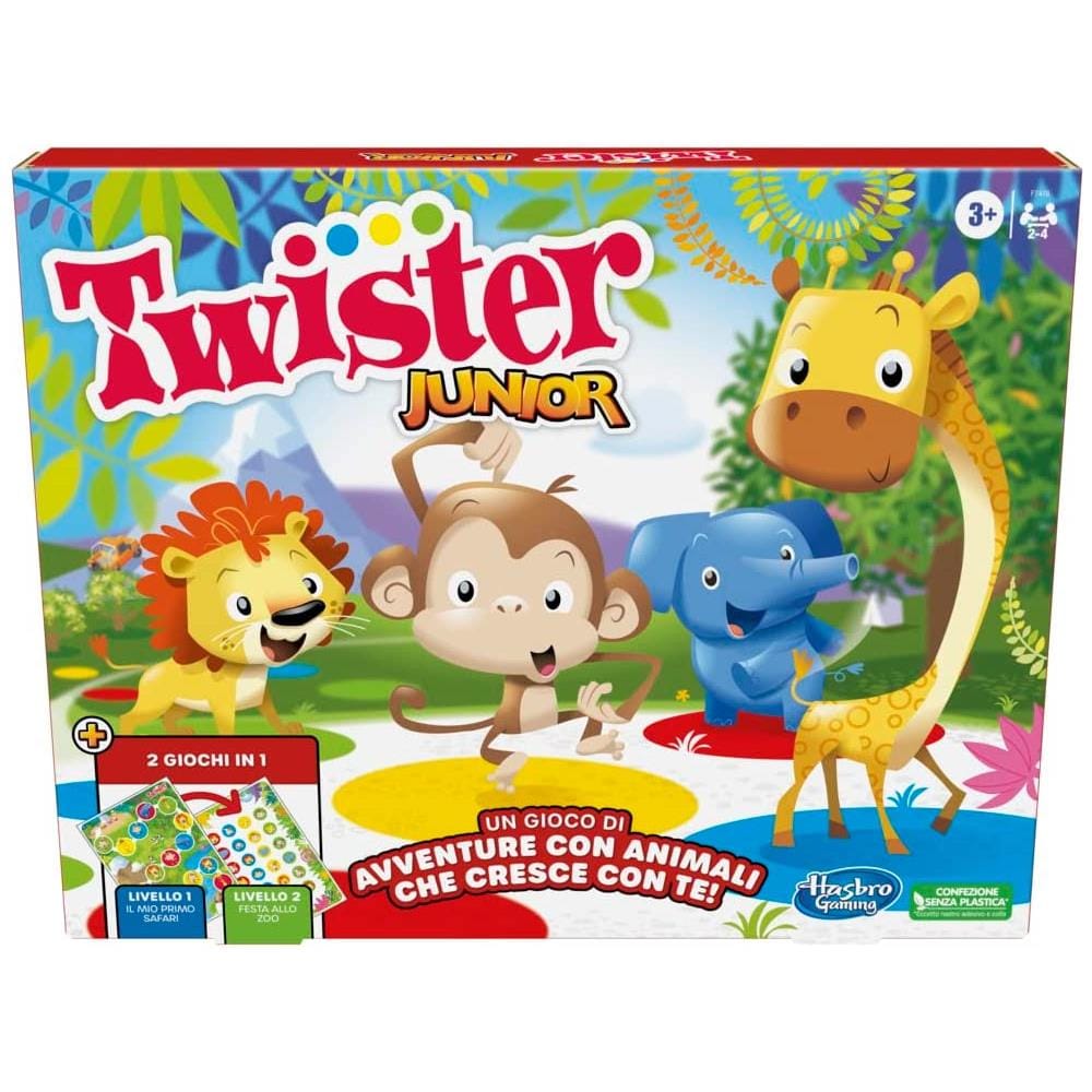 Gioco Di Societ Hasbro F7478103 Gaming Twister Junior - Foto 2