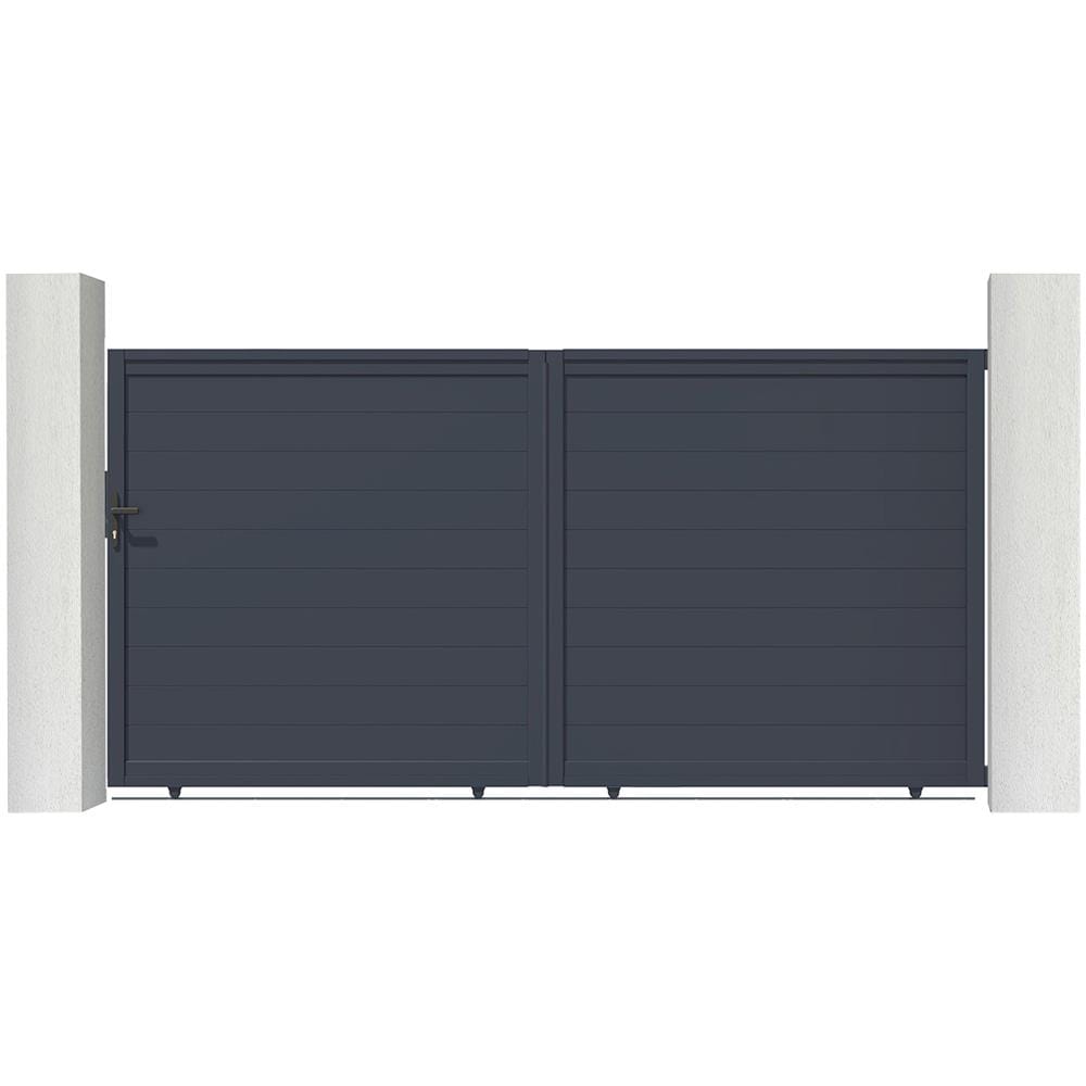 Cancello Scorrevole In Alluminio 3,5m Eiger 350c180 - Foto 1