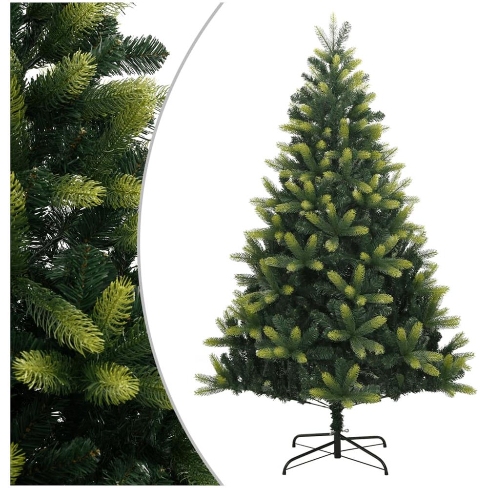 Albero Di Natale Artificiale Incernierato Con Base 150 Cm - Foto 1
