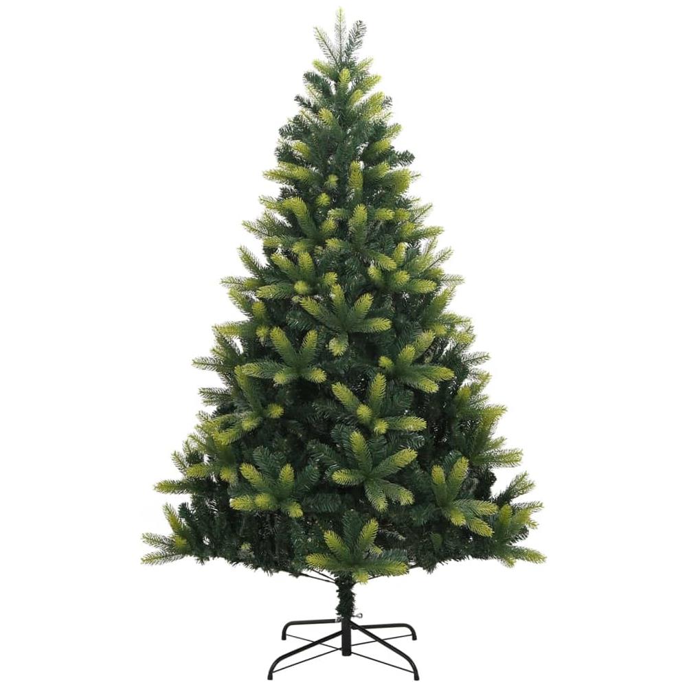 Albero Di Natale Artificiale Incernierato Con Base 150 Cm - Foto 2