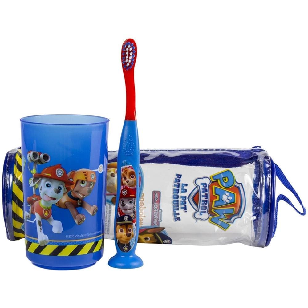 Tazza Per Kit Spazzolino Da Denti - Kit Per Bambini - Paw Patrol, Blu - Foto 1