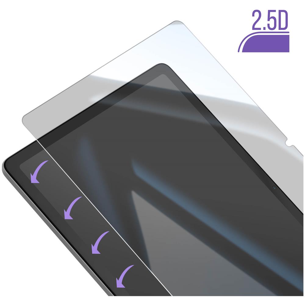 Vetro Temperato Per Samsung Galaxy Tab A9 Plus Durezza 9h Antigraffi Trasparente - Foto 5