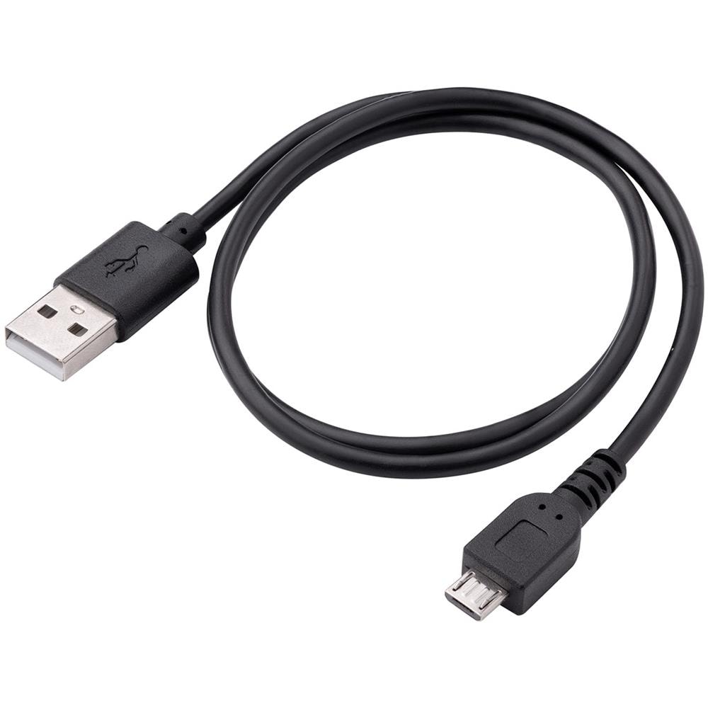 AK-USB-05 cavo USB 0,6 m USB 2.0 USB A Micro-USB B Nero - Foto 1