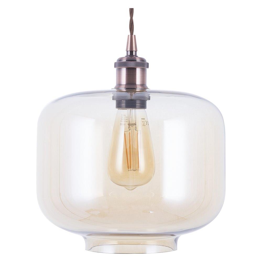 Lampada Da Soffitto In Vetro Trasparente Lanata - Foto 1