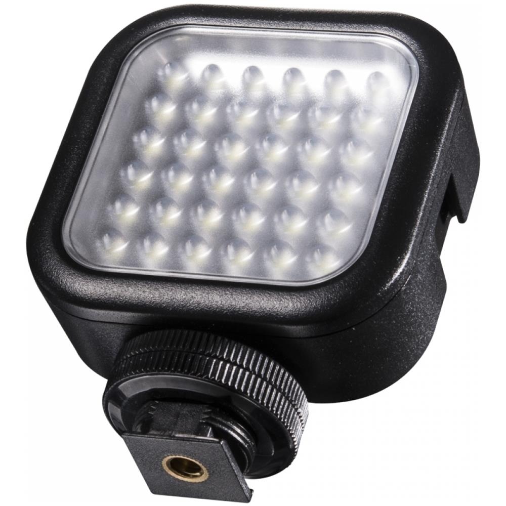 Lampada Fotografica LED per Video con 36 Diodi a LED Dimmerabili Colore Nero - Foto 1