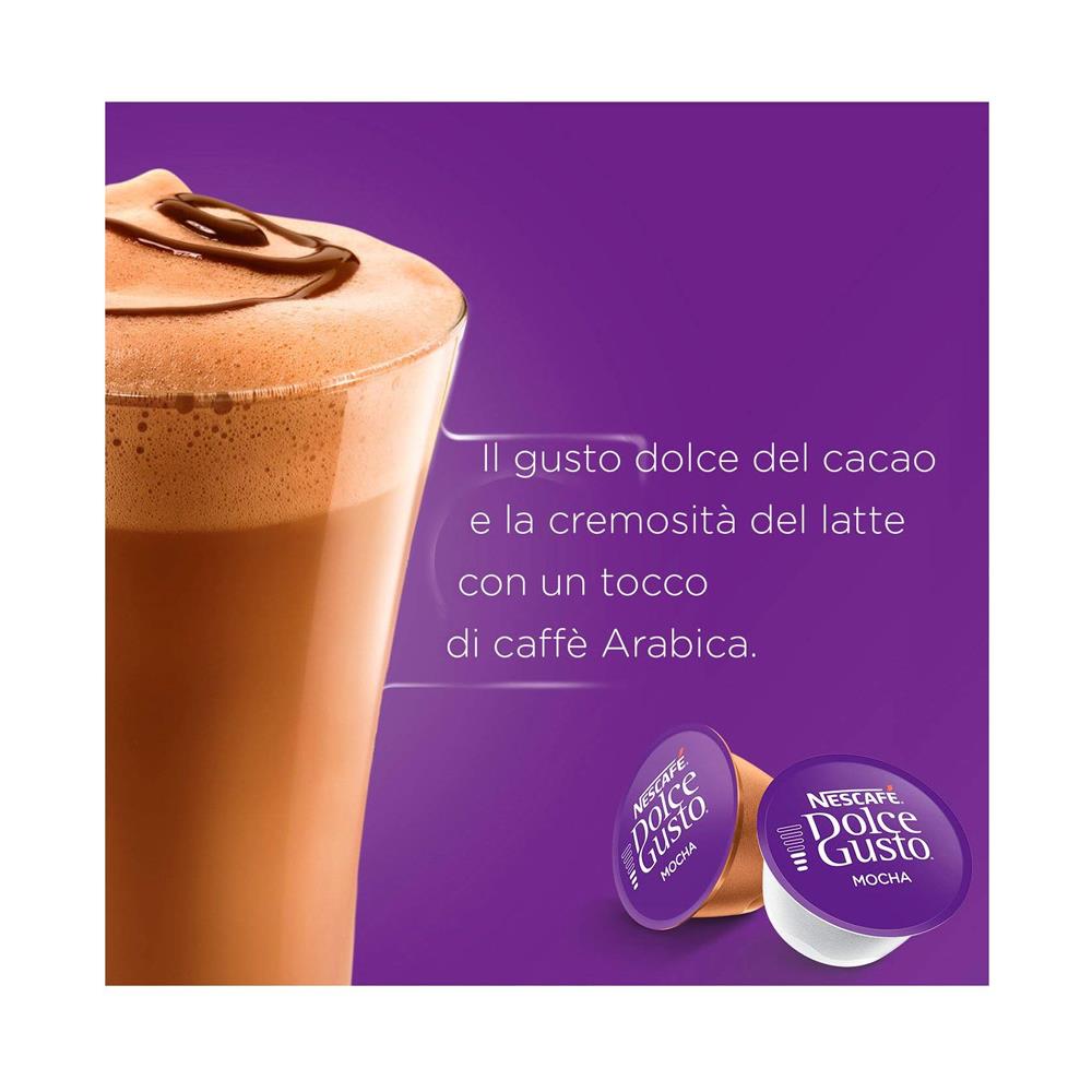 Nescafé Capsule Dolce Gusto, Aroma Mocha - Conf. 16 Capsule - Foto 3