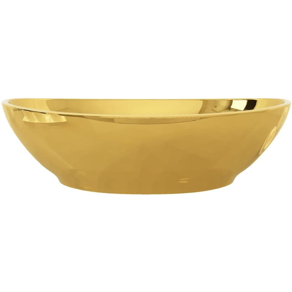 Lavandino 40x33x13,5 Cm In Ceramica Oro - Foto 2