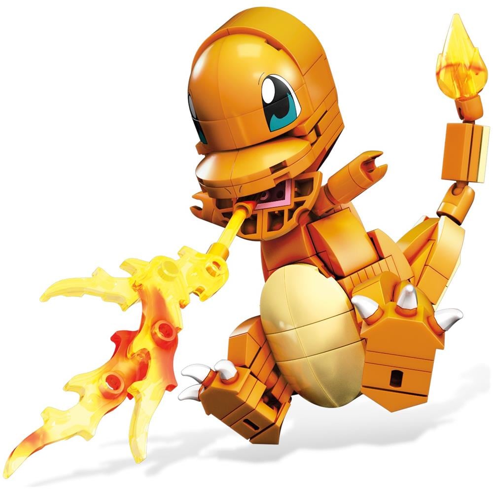Pokémon Mega Construx Wonder Builders Construction Set Charmander 10 Cm - Foto 1